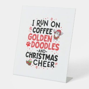 Expositor En L Corro En Café Doodles Dorados Y Navidades Saludan