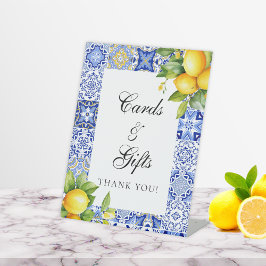 Expositor En L Costa Amalfitana Tarjetas y Regalos Rótulo Pedesta