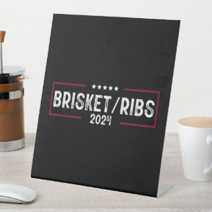 Expositor En L Costillas de Brisket 2024 Barbacoa Barbecue Elecci