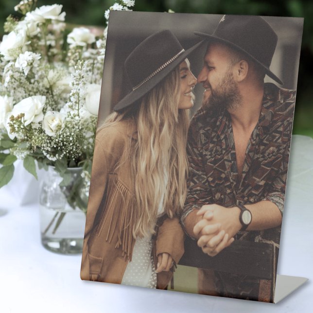 Expositor En L Crea Tu Propia Foto (Create Your Own Photo Pedestal Sign)