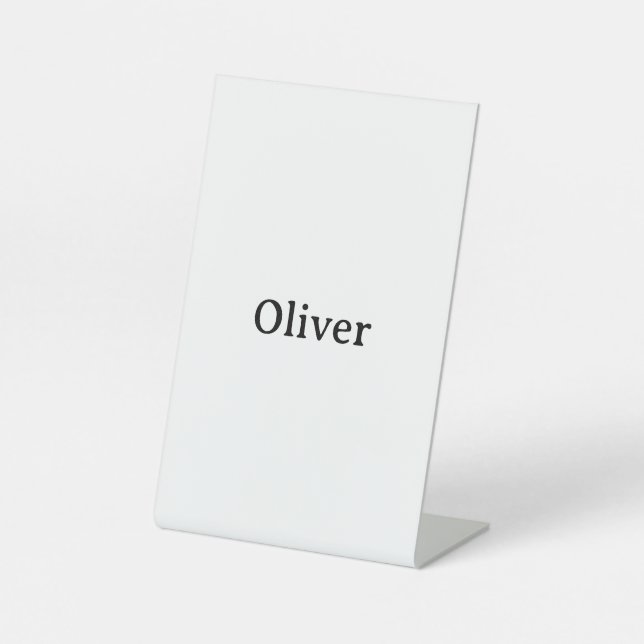 Expositor En L Crea tu propio simple profesional 4" X 6" (Anverso)