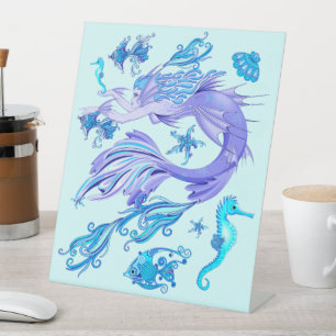 Expositor En L Creatividad de hadas púrpura de Sirena
