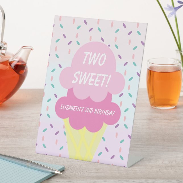 Expositor En L Crema de hielo 2º cumpleaños (In Situ)