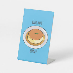 Expositor En L Creme caramel personalizado ilustracion