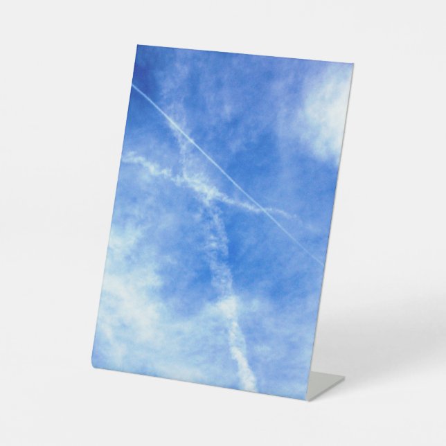 Expositor En L Cross Streaks In Sky Photo (Anverso)