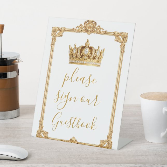 Expositor En L Crowned in Gold Royal Crown Elegant (In Situ)