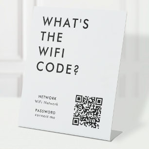 Expositor En L ¿Cuál es el código WiFi? Código QR de red inalám