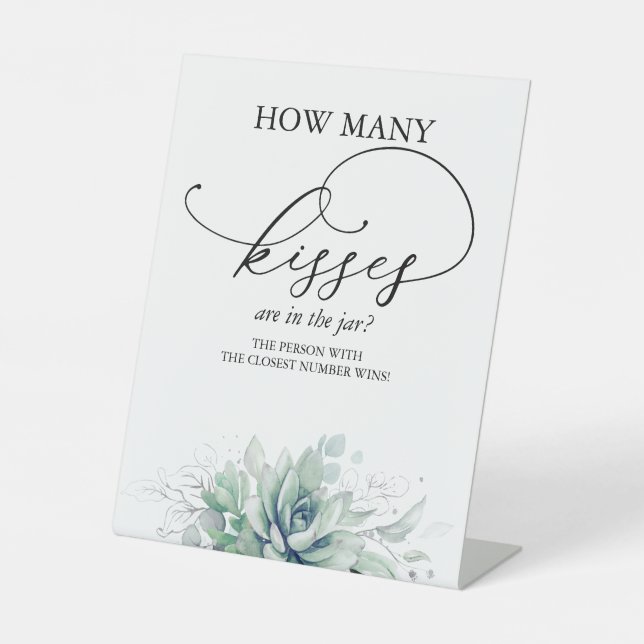 Expositor En L ¿Cuántos besos hay en el frasco? (Anverso)