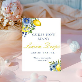 Expositor En L ¿Cuántos lemones lanzan Rótulo de juego de ducha d