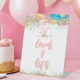Expositor En L Cuarenta y fabulosa fiesta de cumpleaños