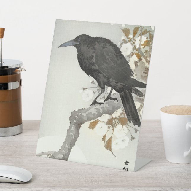 Expositor En L Cuervo Cuervo Japonés Koson Pájaro (In Situ)
