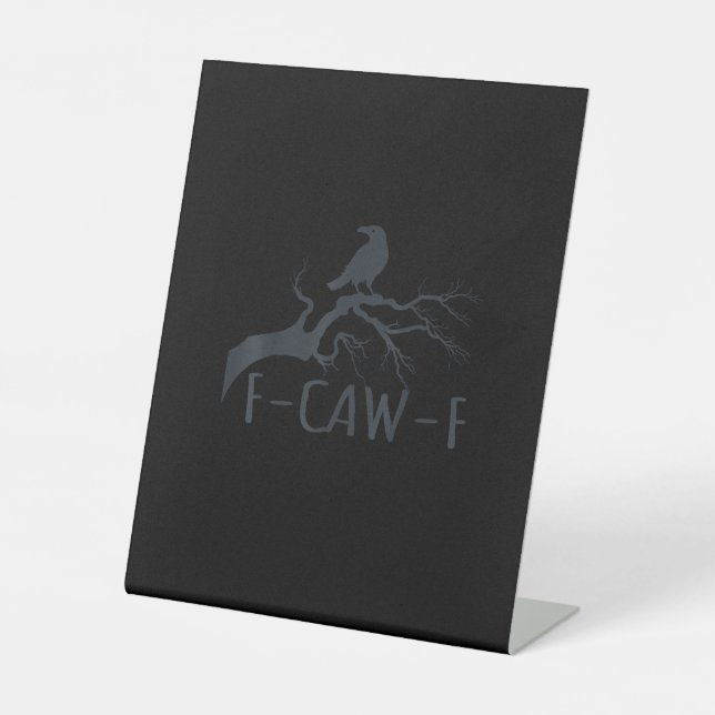 Expositor En L Cuervo F-Caw-F Retro Cuervo (Anverso)