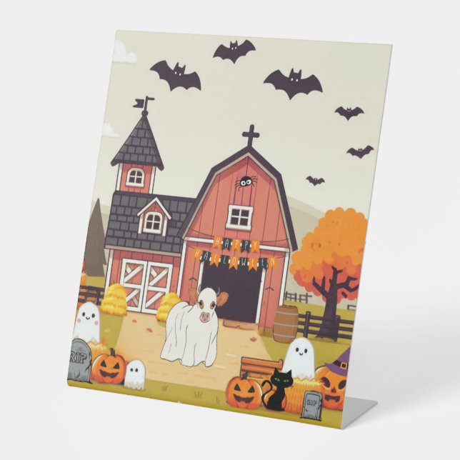 Expositor En L Cuesta vaca de Halloween (Anverso)