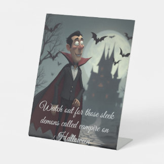 Expositor En L Cuidado con esos vampiros elegantes