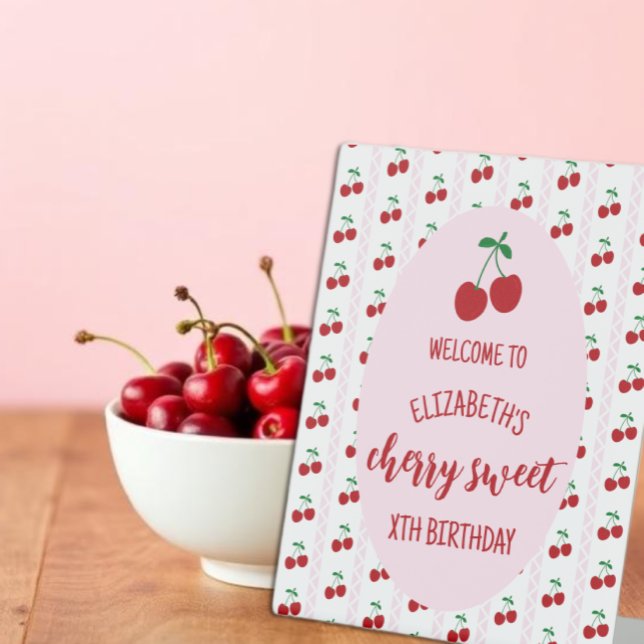 Expositor En L Cumpleaños Cherry Sweet (Subido por el creador)