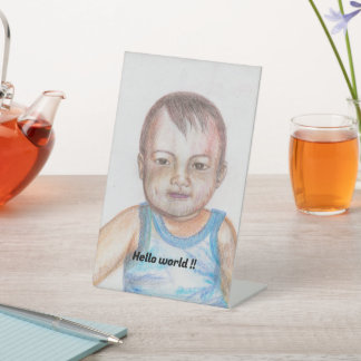 Expositor En L cumpleaños de bebé