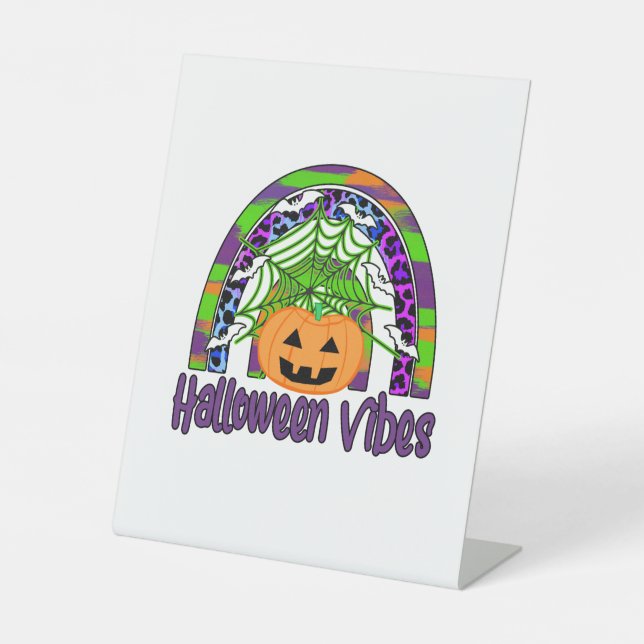 Expositor En L Cumpleaños de Halloween Vibes (Anverso)