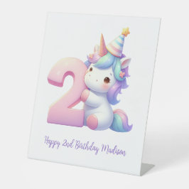Expositor En L Cumpleaños de la 2da Chica Personalizada de Unicor