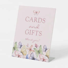 Expositor En L Cumpleaños de la mariposa rosa