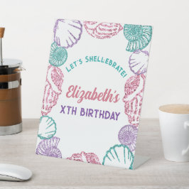 Expositor En L Cumpleaños de los Chicas de las conchas marinas