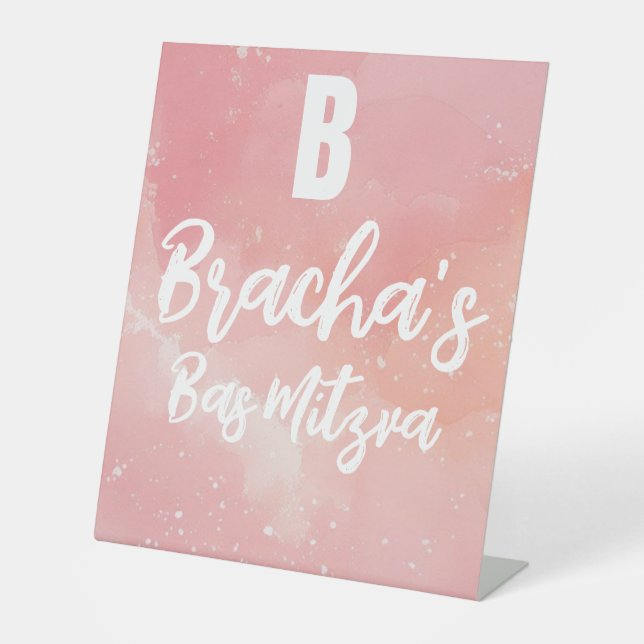 Expositor En L Cumpleaños de Tie dye bas mitzva (Anverso)