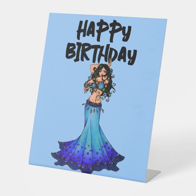 Expositor En L Cumpleaños del bailarín Belly (Anverso)