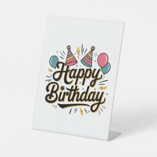 Expositor En L Cumpleaños Feliz Festivo