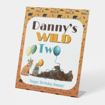 Cumpleaños número dos de animales salvajes