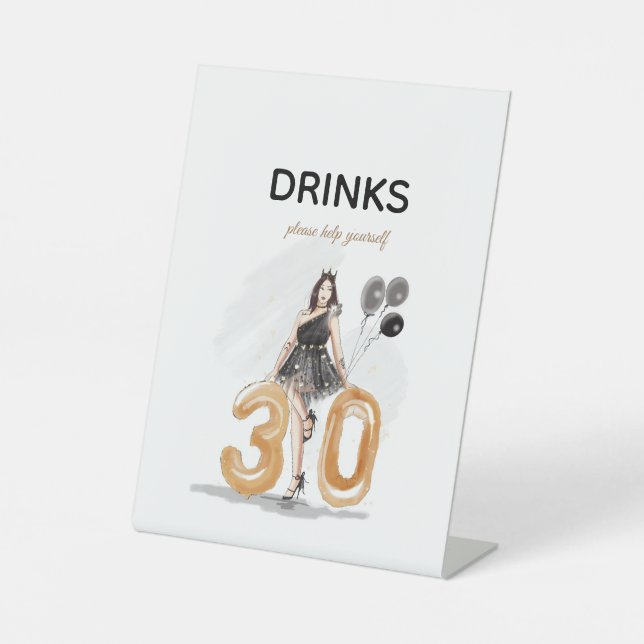 Expositor En L cumplir 30 años, feliz 30 años (Anverso)