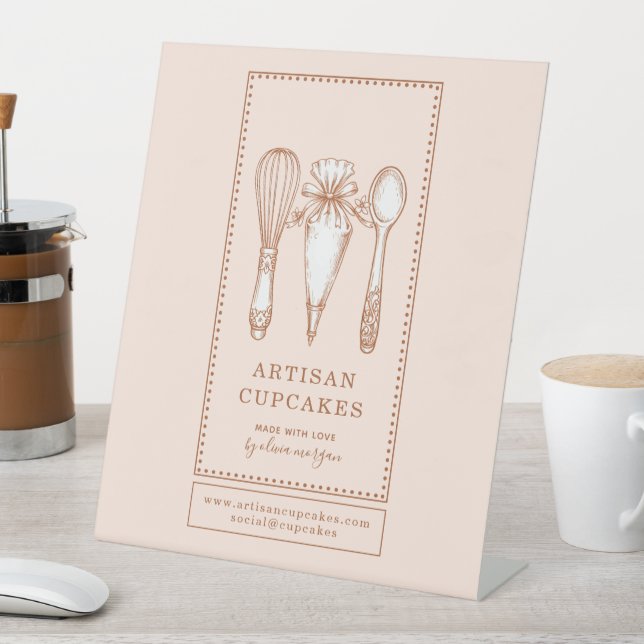Expositor En L Cupcake Bakery Baking Utensils  (In Situ)