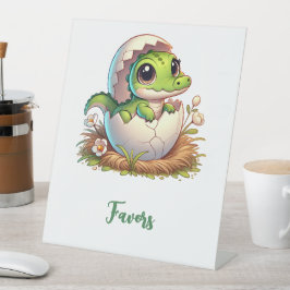Expositor En L Cura Kawaii Bebé Alligator Hatching Favor