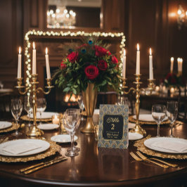 Expositor En L Custom Art Deco Thank You Tabletop Sign