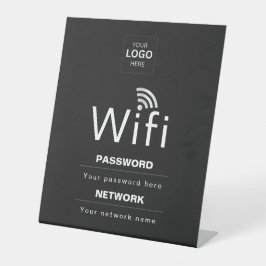 Expositor En L Custom Business WiFi Sign with Your Logo