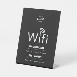 Expositor En L Custom Business WiFi Sign with Your Logo