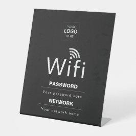 Expositor En L Custom Business WiFi Sign with Your Logo