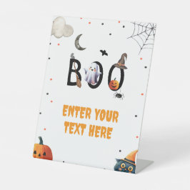 Expositor En L Cute Boo Halloween Ghost Birday Party Decoración