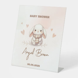 Expositor En L Cute Bunny Baby Shower