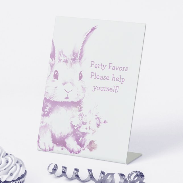 Expositor En L Cute Bunny Baby Shower (Subido por el creador)