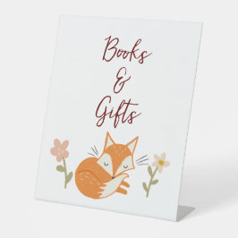 Expositor En L Cute Fox Baby Shower