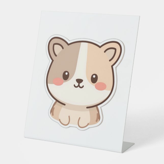 Expositor En L Cute kawaii animal illustration (Anverso)