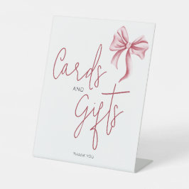 Expositor En L Cute Pink Bow Cards Gifts 