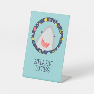 Expositor En L Cute tiburones mordidos