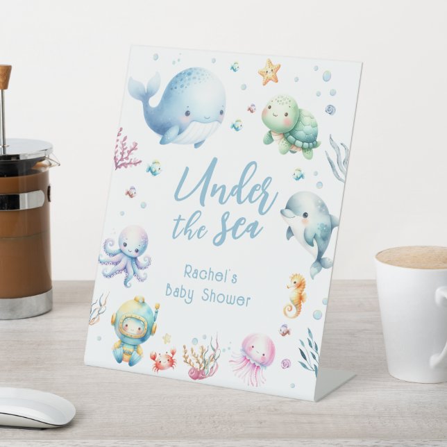 Expositor En L Cute Under the Sea Baby Shower (In Situ)