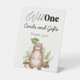 Expositor En L Cute Wild One Forest Woodland Cards and Gifts
