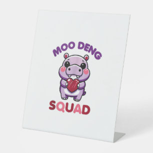 Expositor En L Cuto Moo Deng Squad Baby Hippo Tank Top Top