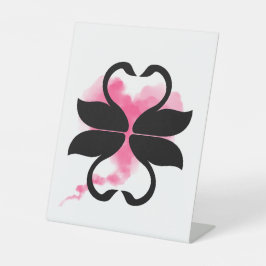 Expositor En L Cygnes amour Panneau sur pied