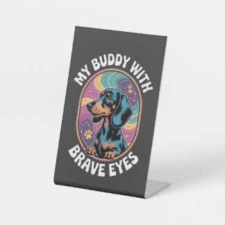 Expositor En L Dachshund My Buddy With Brave Eyes