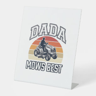 Expositor En L Dada Mows Best Camiseta de Cortacésped Vintage Dis