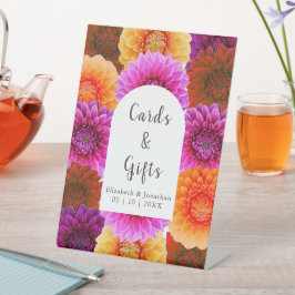 Expositor En L Dahlia Autumn Boda Floral