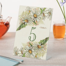 Daisitas De Oro Con Boda De Sabor Número De Tabla